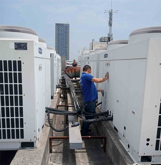 浙江中央空调制热和不制冷系统维修方法